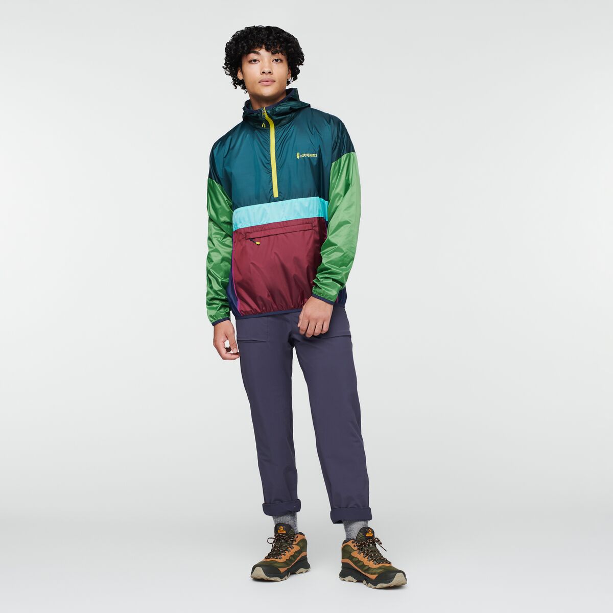 Alternative view of Teca Half Zip Windbreaker   Men's