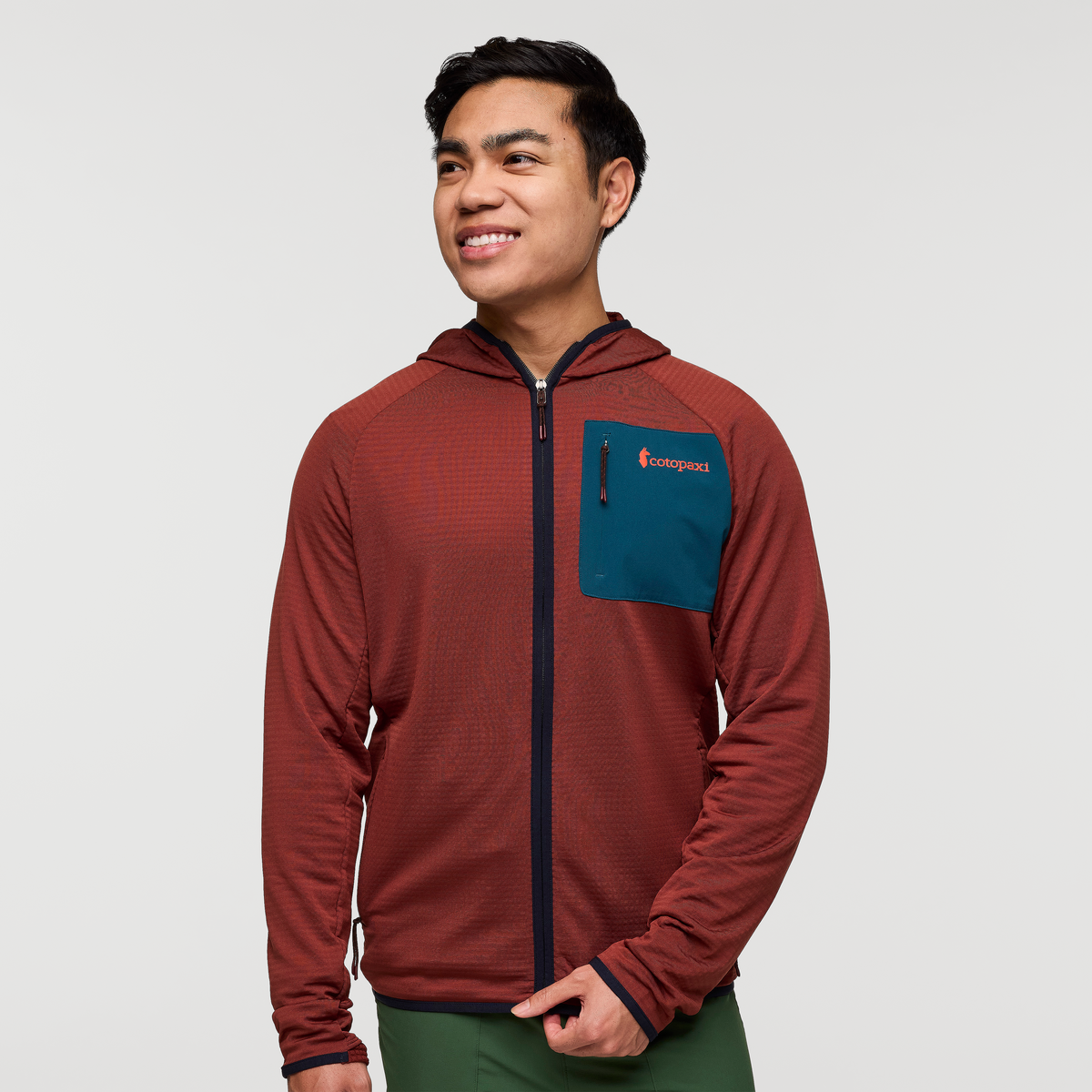 Otero Fleece Full Zip Hooded Jacket   Men's