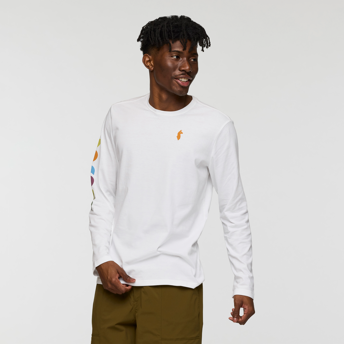 Geo Do Good Long Sleeve T Shirt   Men's