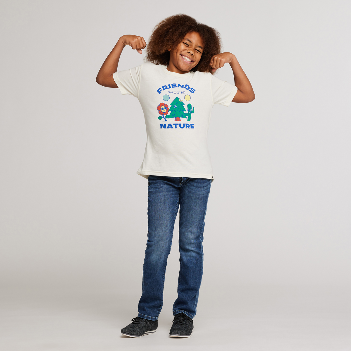 Alternative view of Friends with Nature T Shirt   Kids'