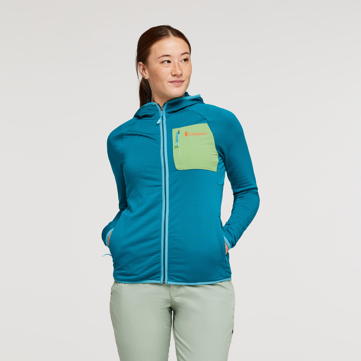 Alternative view of Otero Fleece Full Zip Hooded Jacket   Women's