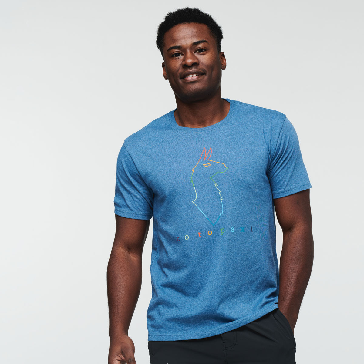 Alternative view of Electric Llama T Shirt   Men's